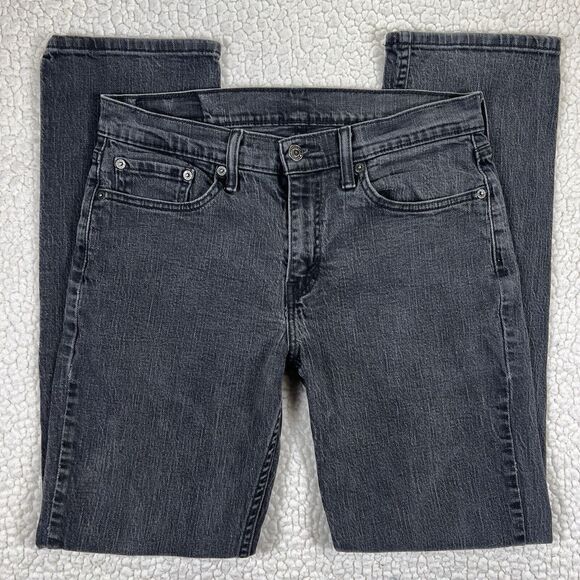 Levi’s Jeans Men’s Size 32x32 (Actual 31x30) Black Slim Fit Straight Leg